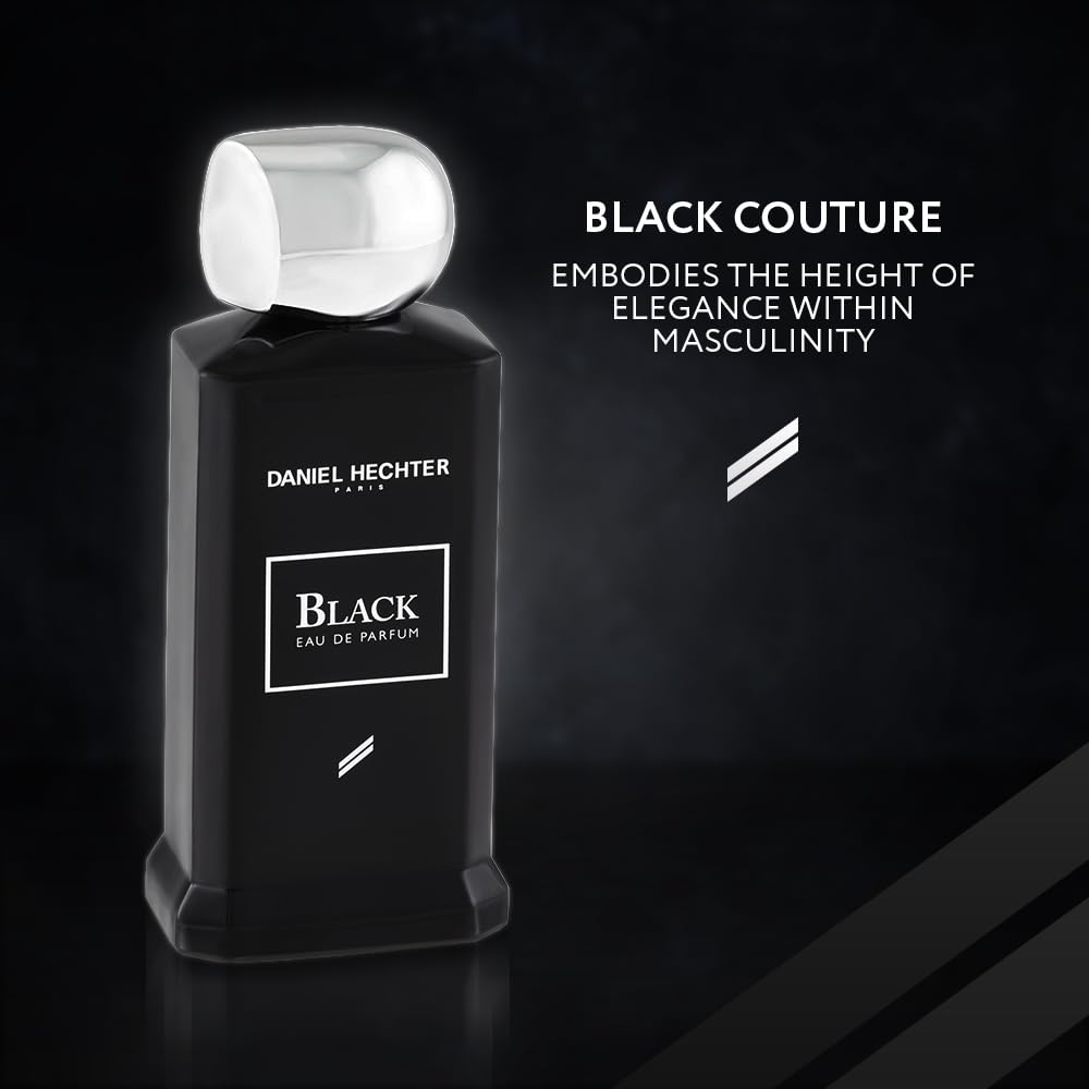 Daniel Hechter Collection Couture Black Eau de Parfum Spray Perfume for Men, 100 ml - Sense42 Beauty and Health