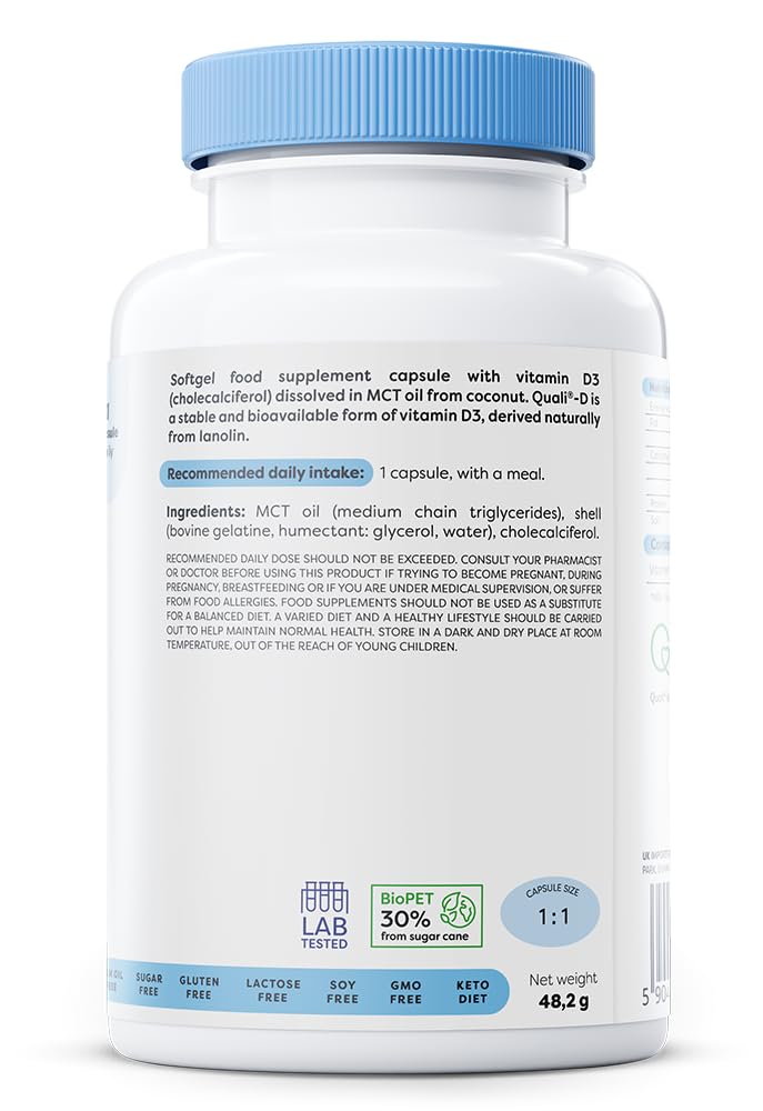 Osavi Vitamin D3 2000IU - 120 softgels