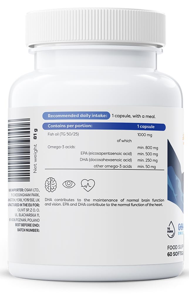 Osavi Super Strong Omega-3 500 EPA / 250 DHA - 60 Softgels