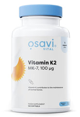 Osavi Vitamin K2 MK-7 100mcg - 120 softgels