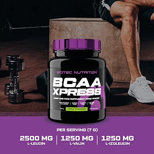 Scitec Nutrition BCAA Xpress, Sugar, Gluten & Lactose-Free, 5g Pure BCAA, Muscle Recovery & Growth, 2:1:1 Amino Acid Ratio, Flavoured & Easy Mixing, 280 g, Cola-Lime - Sense42 Beauty and Health