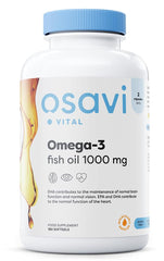 Osavi Omega-3 Fish Oil Molecularly Distilled 1000mg (Lemon) - 180 Softgels