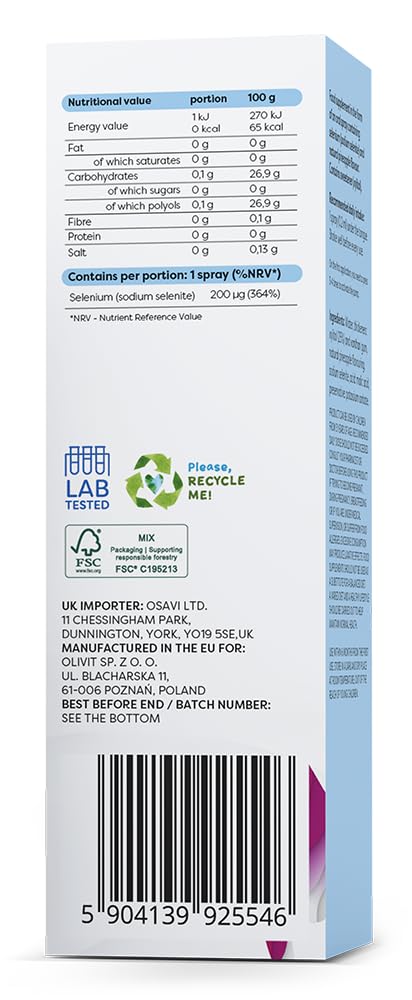 Osavi Selenium Oral Spray, 200mcg (Pineapple) - 25 ml.