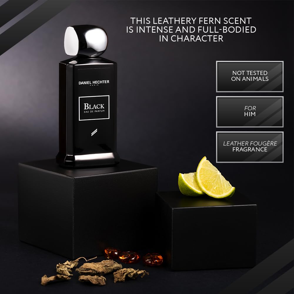 Daniel Hechter Collection Couture Black Eau de Parfum Spray Perfume for Men, 100 ml - Sense42 Beauty and Health