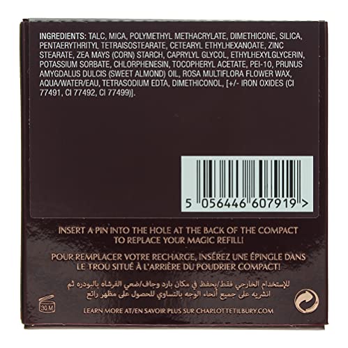Charlotte Tilbury Airbrush Flawless Finish Refill 2 Medium Powder 8g - Sense42 Beauty and Health