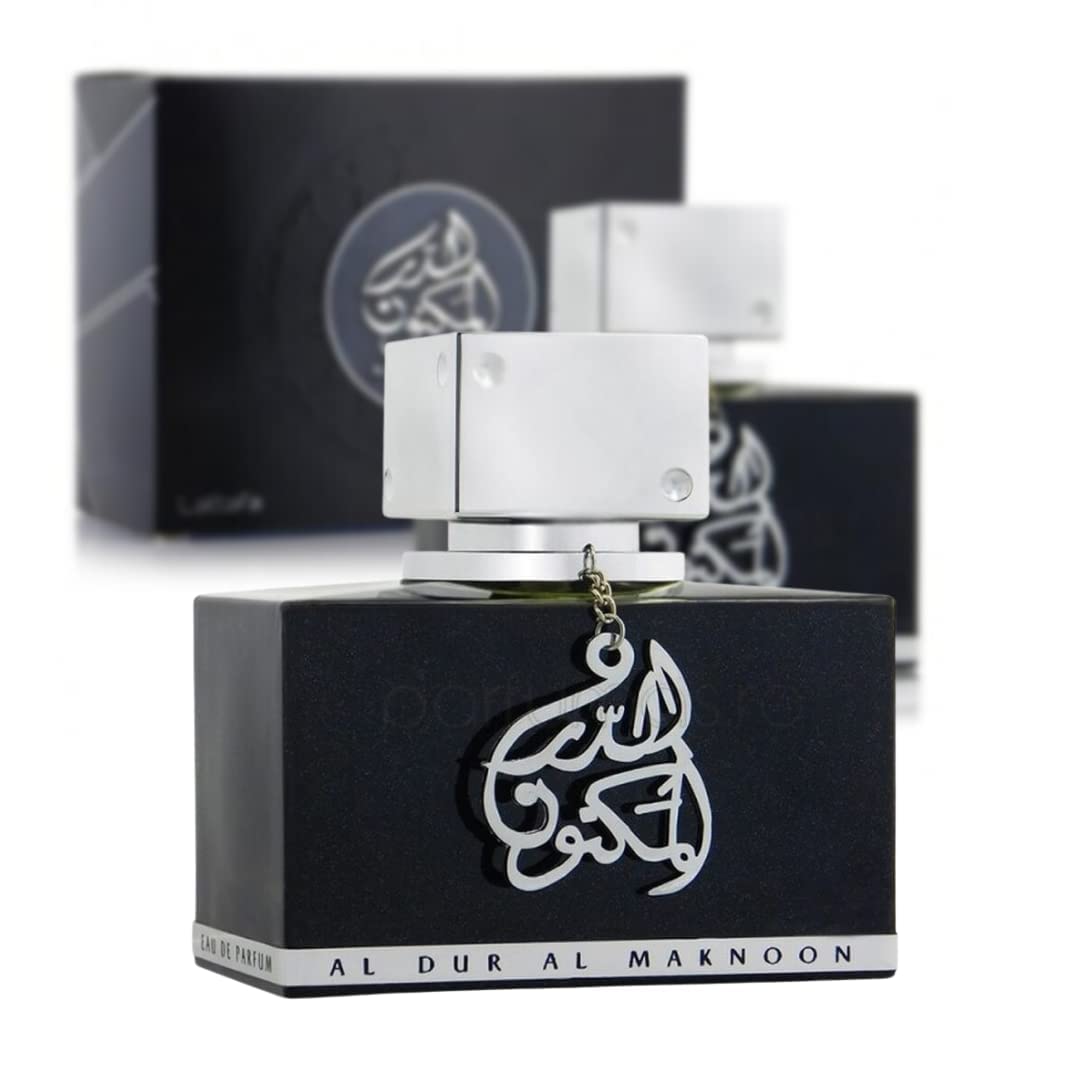 Lattafa Perfumes Al Dur Al Maknoon Silver Eau de Parfum 100ml Spray - Sense42 Beauty and Health