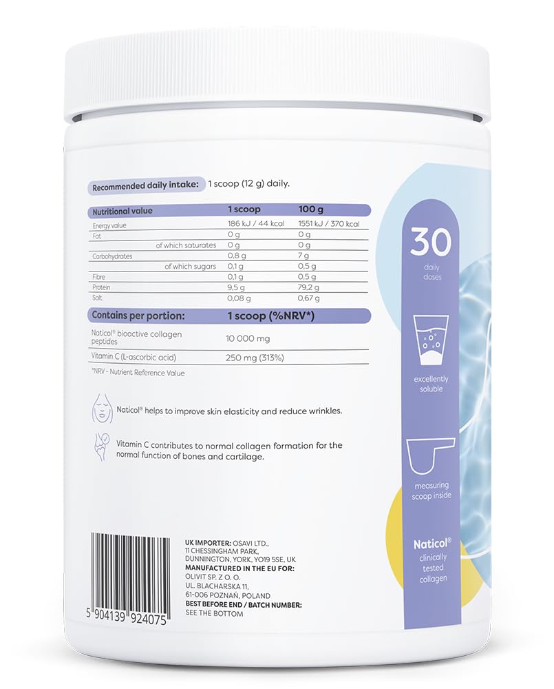Osavi Marine Collagen – 360 g Powder | Lemon Flavor