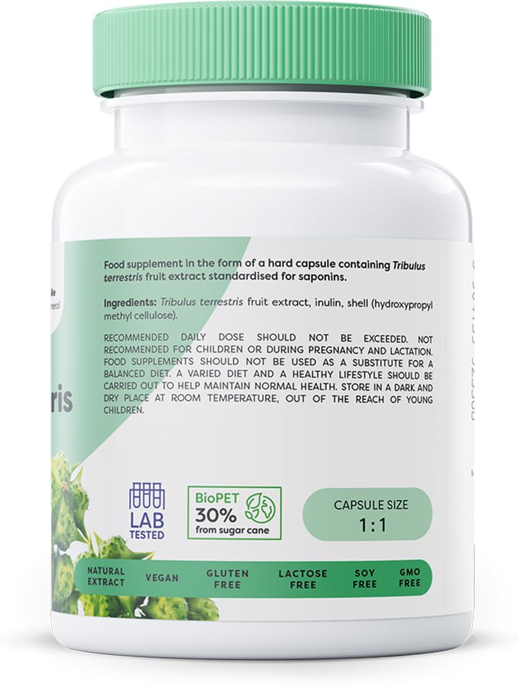Osavi Tribulus Terrestris Saponins 200mg - 90 vegan caps