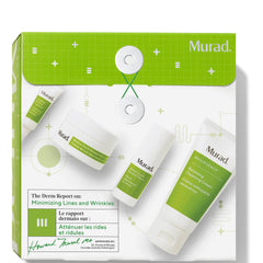 Murad The Derm Report Minimising Lines and Wrinkles 60ml Cleansing Cream + 3ml Wrinkle Corrector + 10ml Serum + 15ml Night Cream