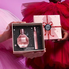 Viktor & Rolf Flowerbomb Christmas Edition Gift Set 50ml Eau de Parfum + 10ml Eau de Parfum Travel Spray