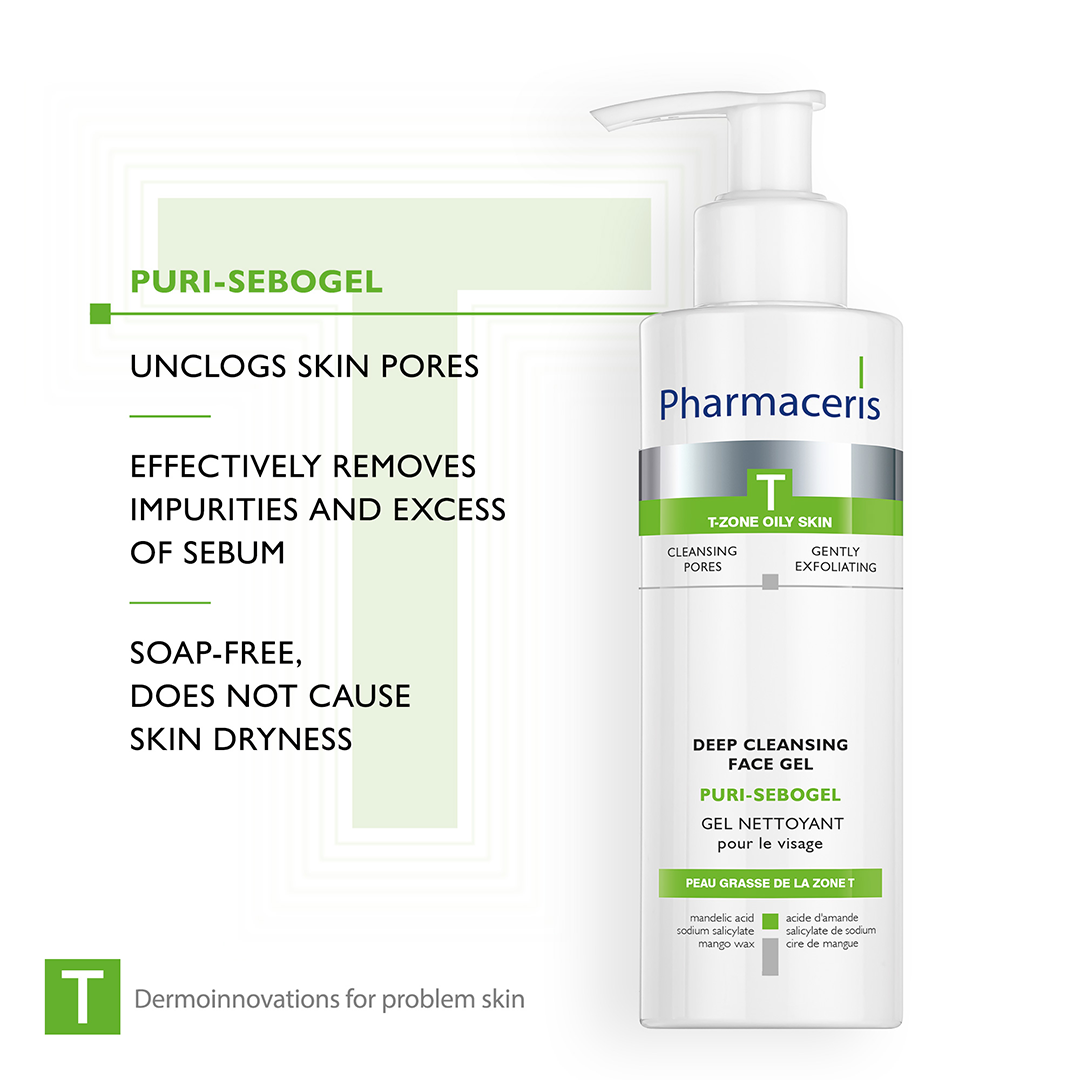 Pharmaceris T Puri-Sebogel Deep Cleansing Face Gel 190ml