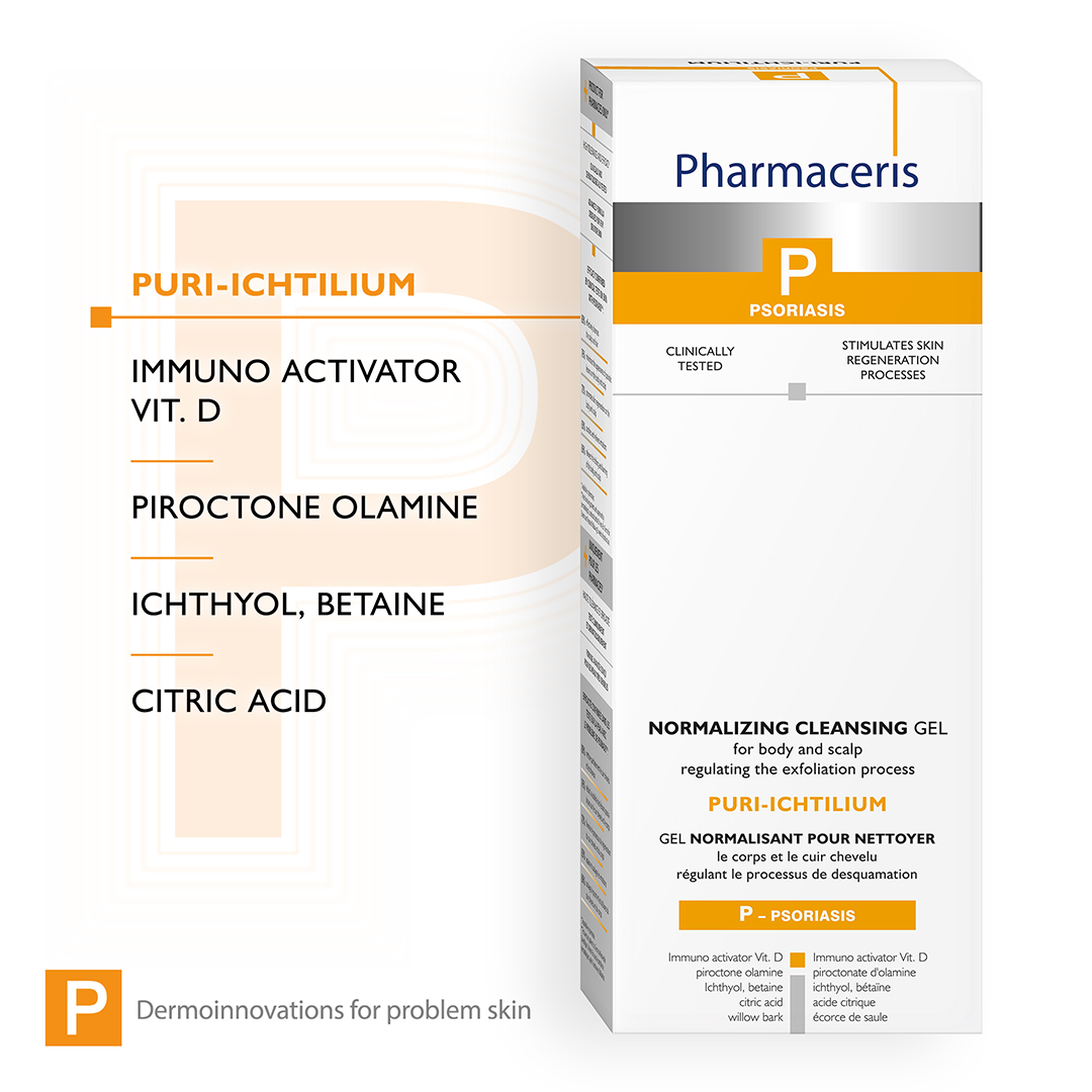 Pharmaceris P Puri-Ichtilium Normalising Cleansing Gel For Body and Scalp 250ml