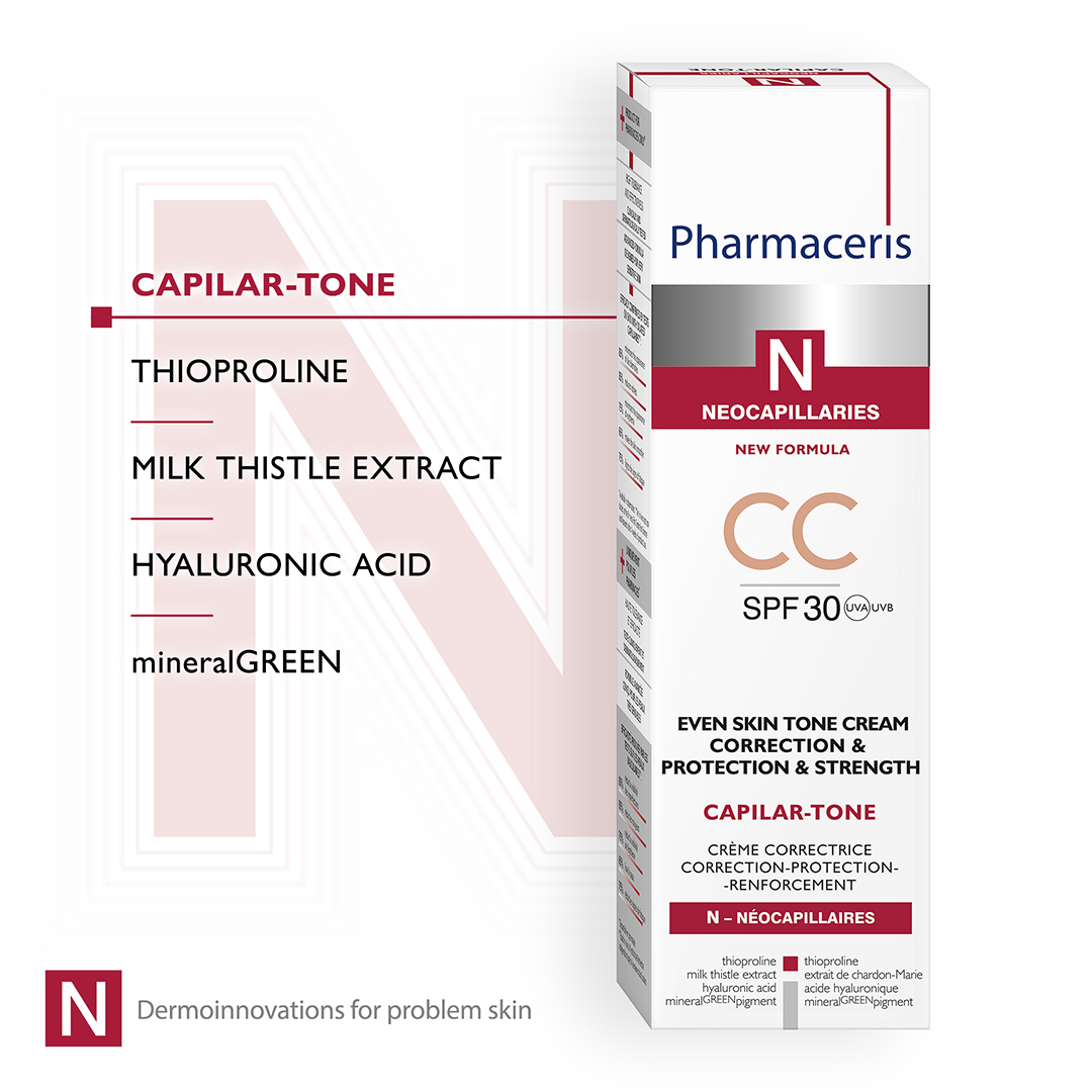 Pharmaceris N Capilar-Tone Evens Skin Tone CC Cream SPF30