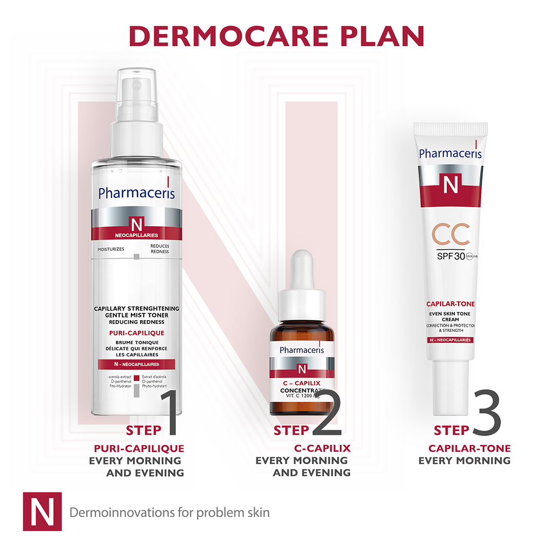 Pharmaceris N Capilar-Tone Evens Skin Tone CC Cream SPF30