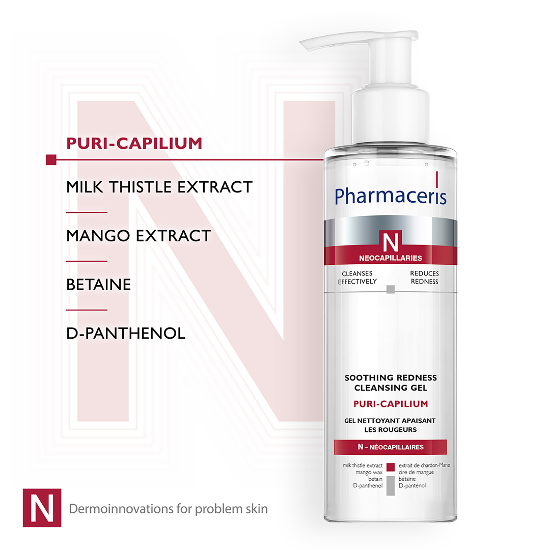 Pharmaceris N Puri-Capilium Soothing Redness Cleansing Gel - Sense42 Beauty and Health