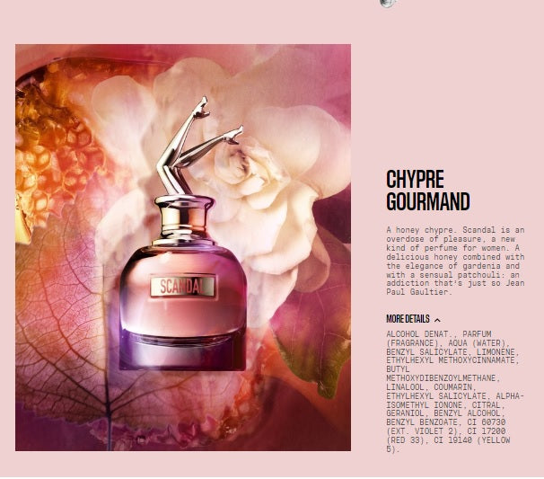 Jean Paul Gaultier Scandal Eau de Parfum 30ml Spray - Sense42 Beauty and Health