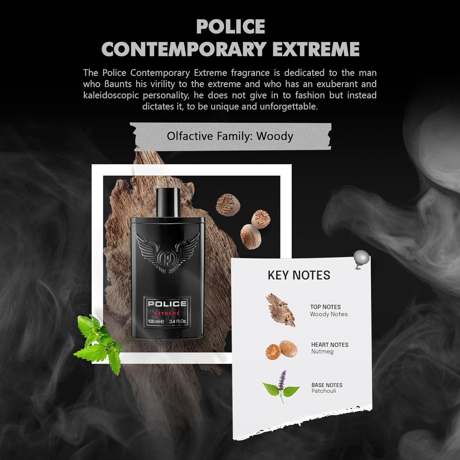 Police Contemporary Extreme Eau De Toilette - 100ml