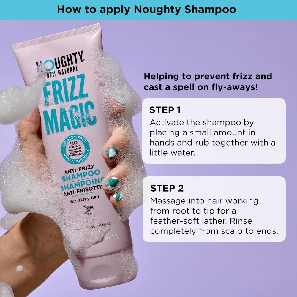 Noughty Frizz Magic Anti-Frizz Shampoo 250ml