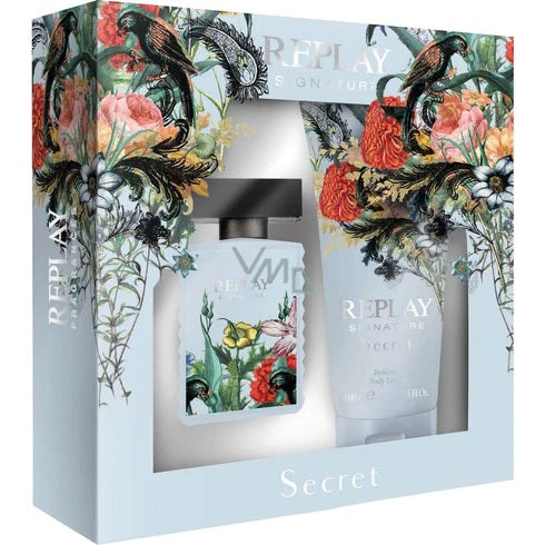 Replay Signature Secret Gift Set 50ml EDT + 100ml Body Lotion