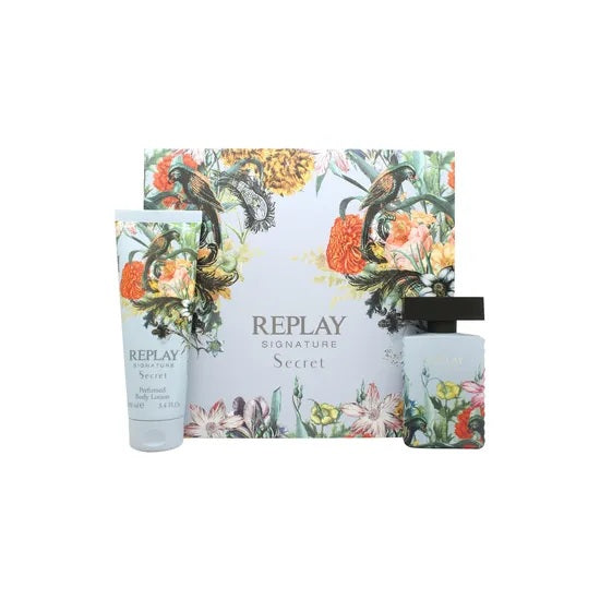 Replay Signature Secret Gift Set 30ml EDT + 100ml Body Lotion