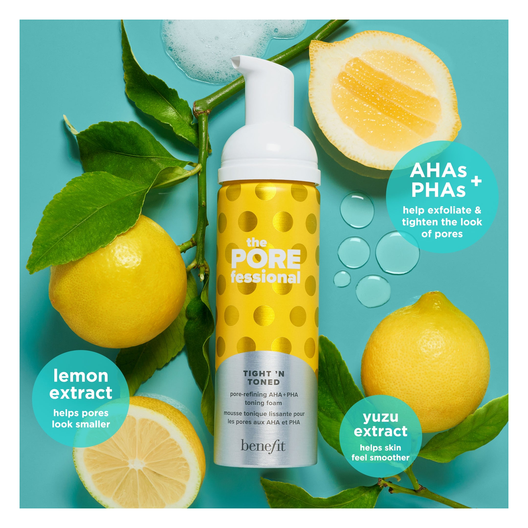 Benefit The POREfessional Tight ’n Toned - Pore Refining AHA + PHA Toning Foam 60ml - Sense42 Beauty and Health