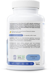 Osavi Norwegian Cod Liver Oil Softgels, 1000mg (Lemon) - 90 softgels