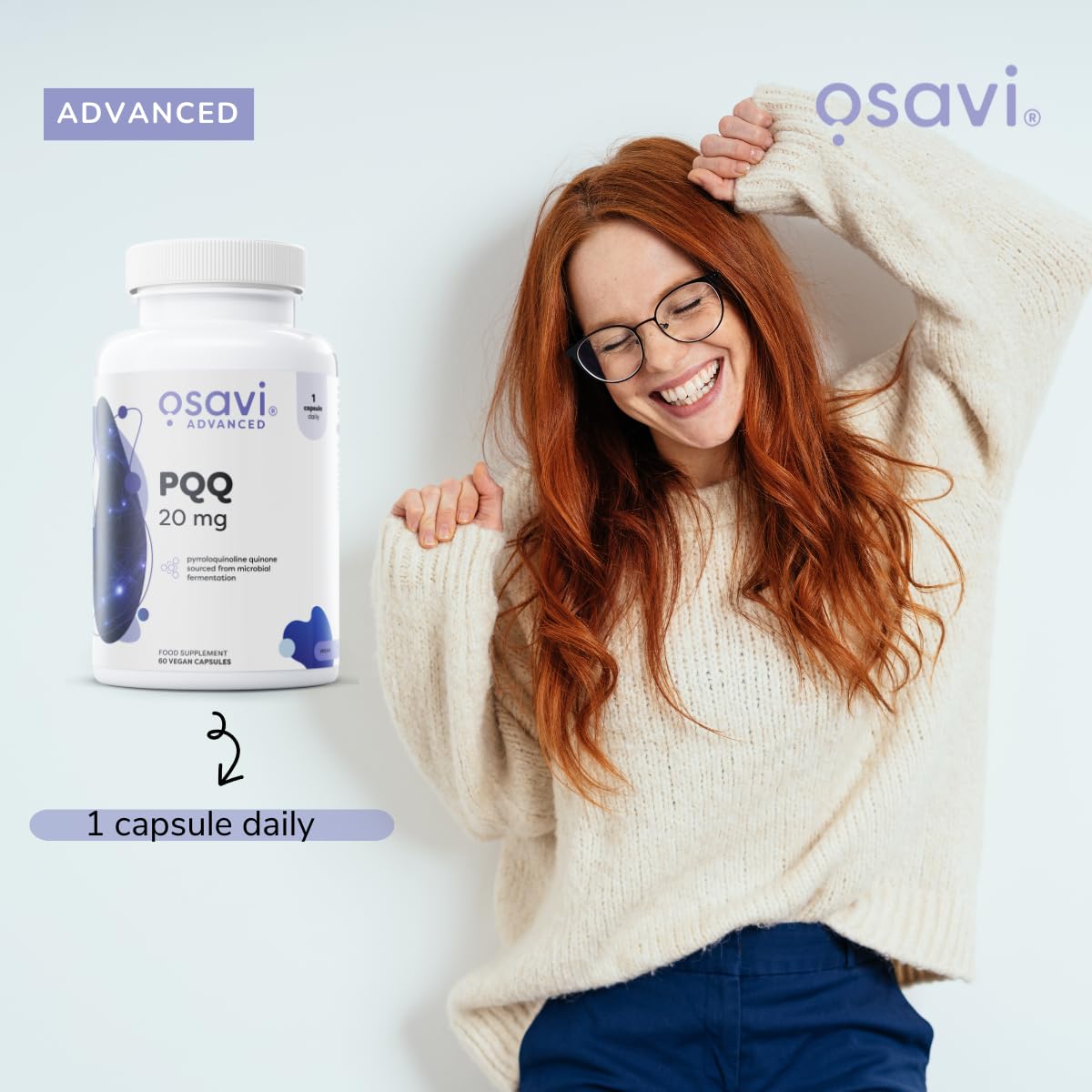 Osavi PQQ, 20mg - 60 Vegan caps