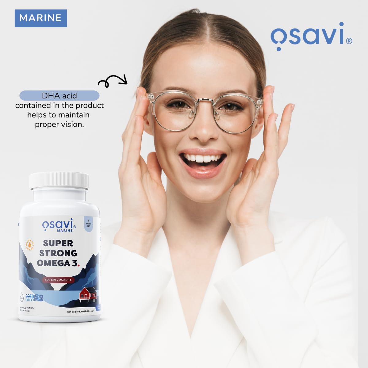 Osavi Super Strong Omega-3 500 EPA / 250 DHA - 60 Softgels