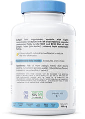 Osavi Omega-3 Extra Molecularly Distilled 1300mg (Lemon) - 180 softgels