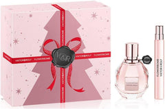 Viktor & Rolf Flowerbomb Christmas Edition Gift Set 50ml Eau de Parfum + 10ml Eau de Parfum Travel Spray
