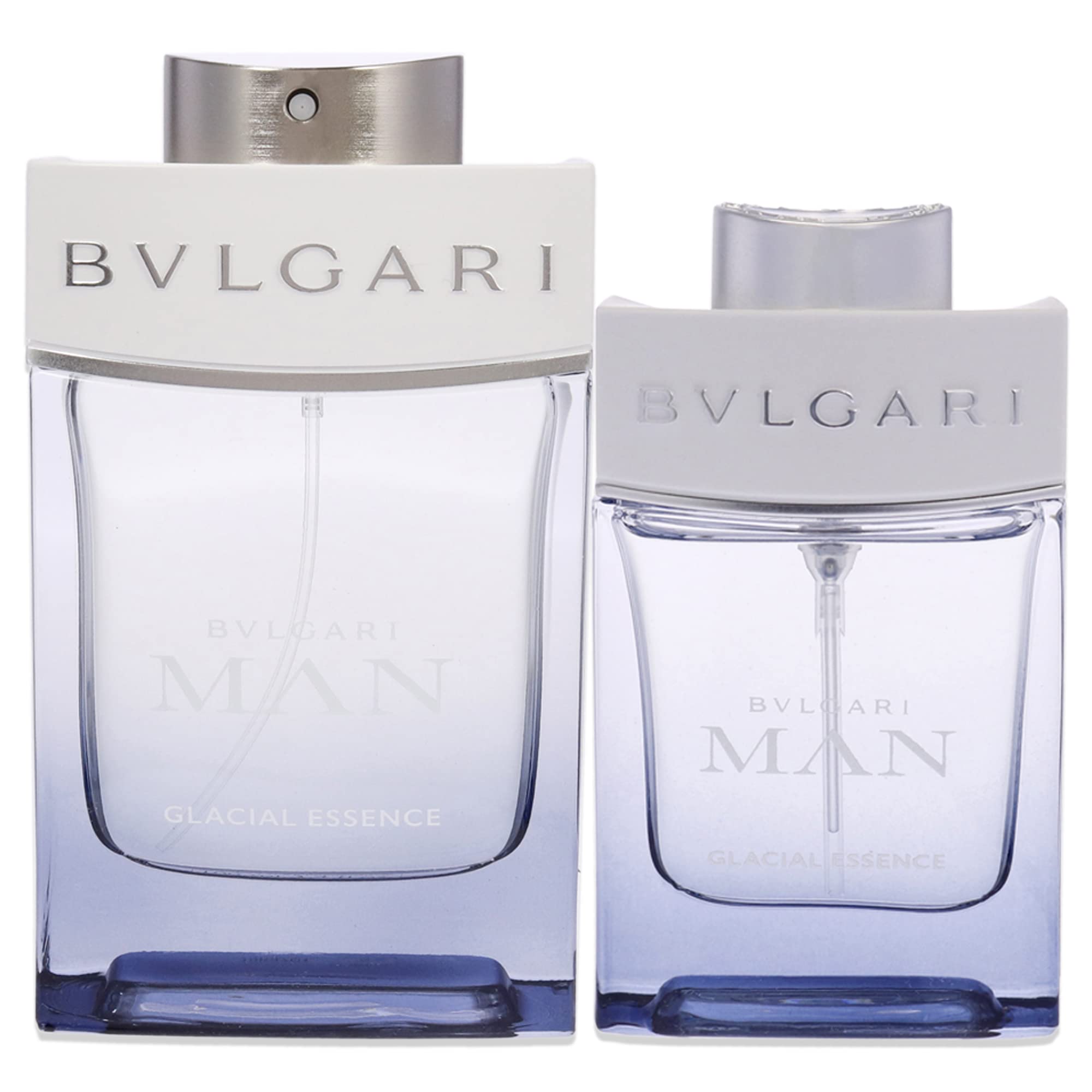 Bvlgari Man Glacial Essence for Men 2 Pc Gift Set 3.4oz EDP Spray, 0.5oz EDP Spray - Sense42 Beauty and Health