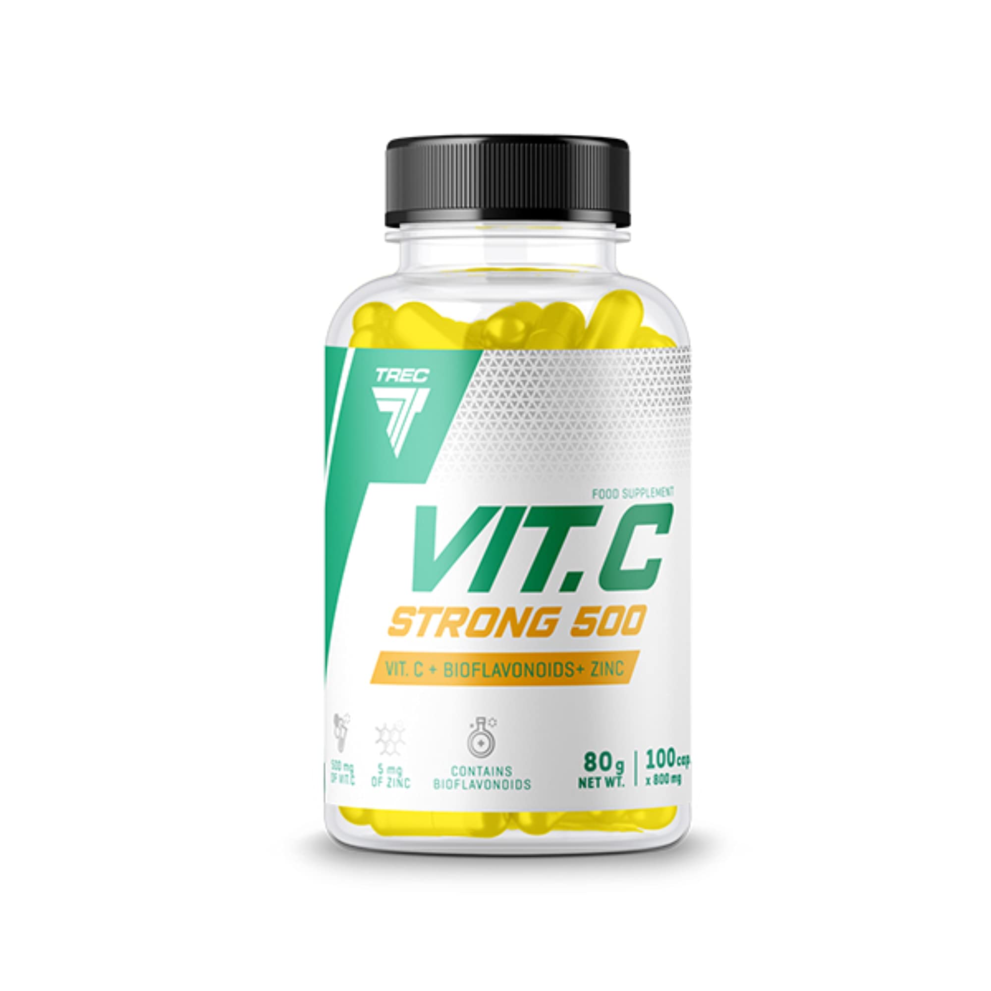 Trec Nutrition Vit. C Strong 500 - 100 caps - Sense42 Beauty and Health