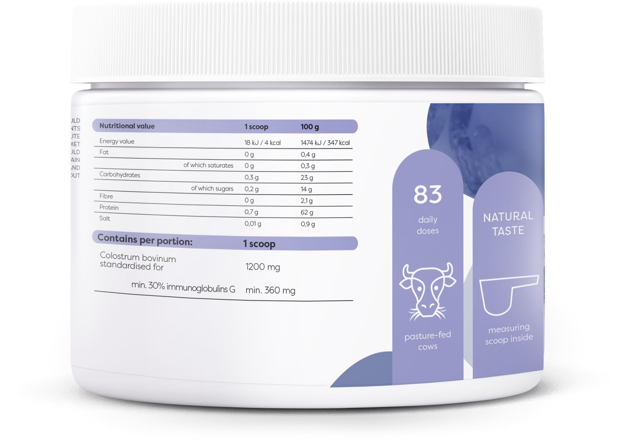 Osavi Colostrum Powder 1200mg - 100g