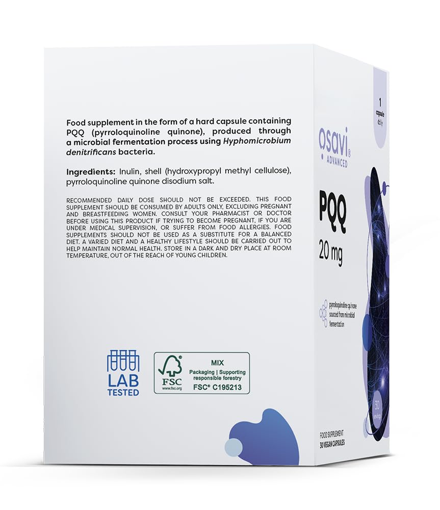 Osavi PQQ, 20mg - 30 Vegan caps
