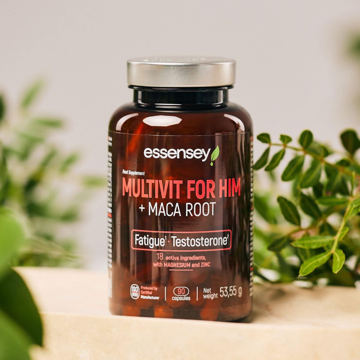 Essensey MULTIVIT for HIM + MACA Root - 90 Capsules - Sense42 Beauty and Health