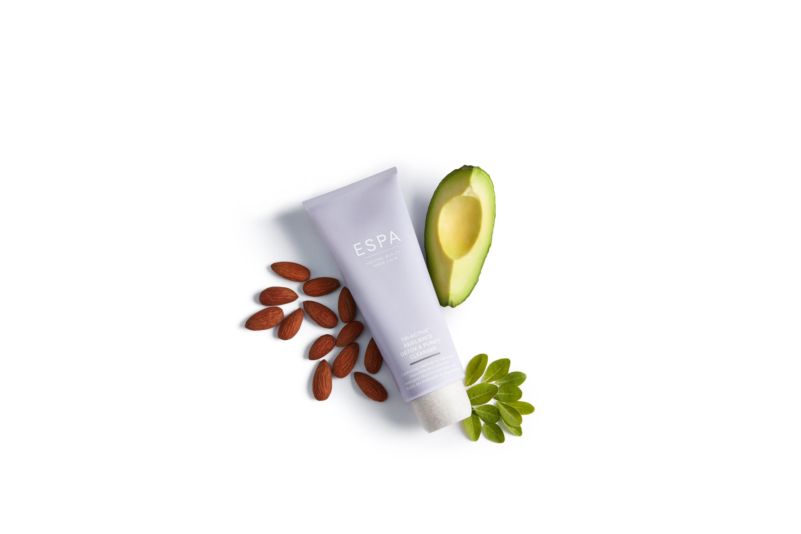 ESPA | Tri-Active™ Resilience Detox & Purify Cleanser | 100ml | Melts Away Makeup, Dirt & Oil | Protects Skin's Microbiome | Cream to Oil | Includes 100% Cotton Cloth