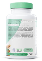 Osavi Ashwagandha, Rhodiola & Ginseng – 120 Vegan Capsules