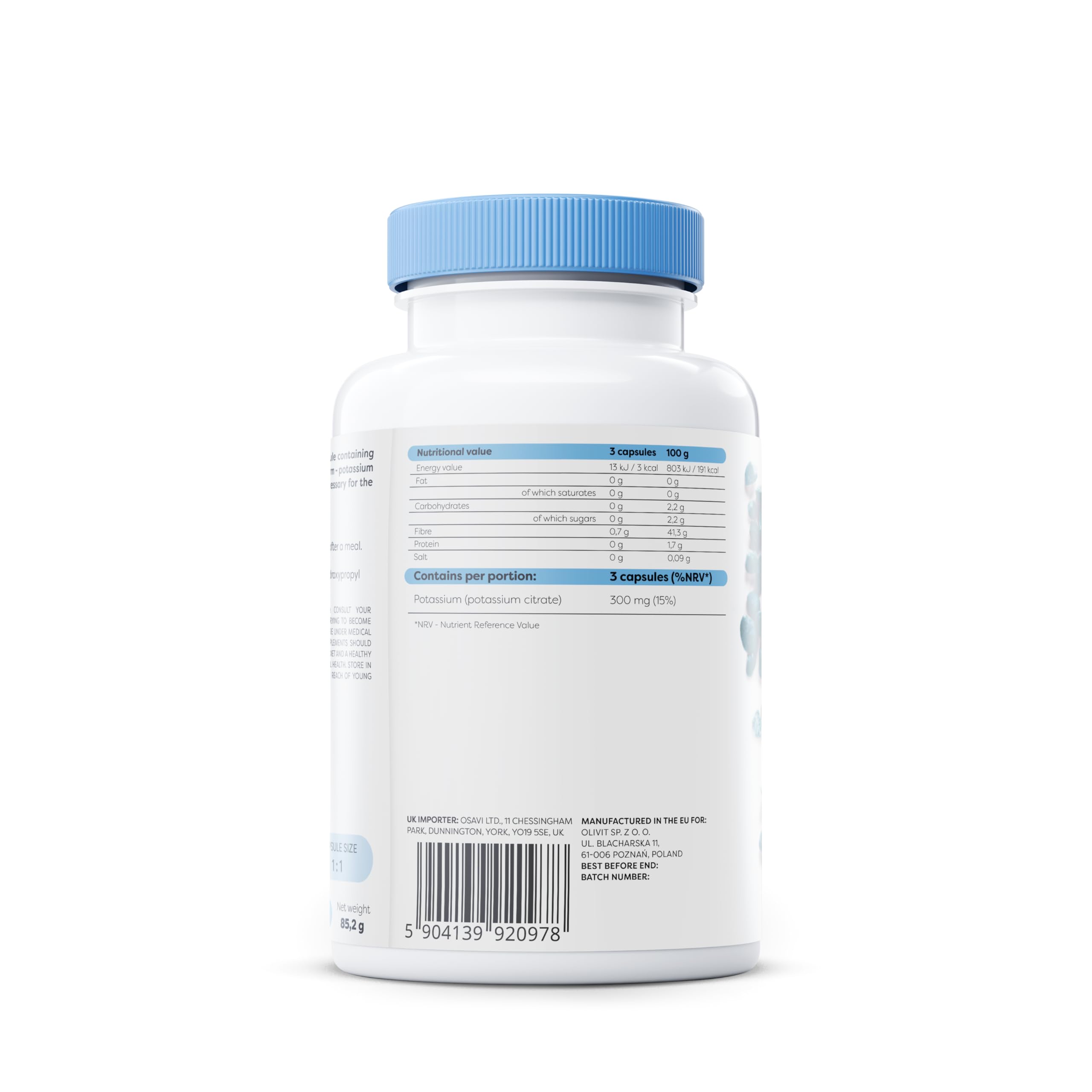 Osavi Potassium 300mg - 180 vegan caps