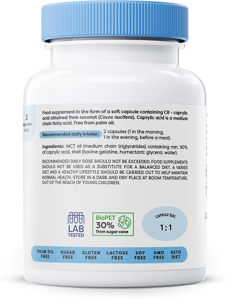 Osavi Caprylic Acid 1200mg - 60 softgels