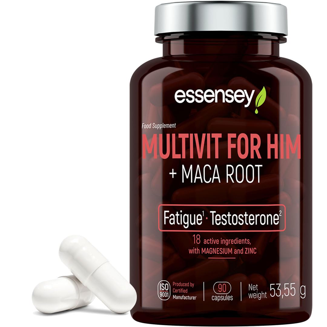 Essensey MULTIVIT for HIM + MACA Root - 90 Capsules - Sense42 Beauty and Health
