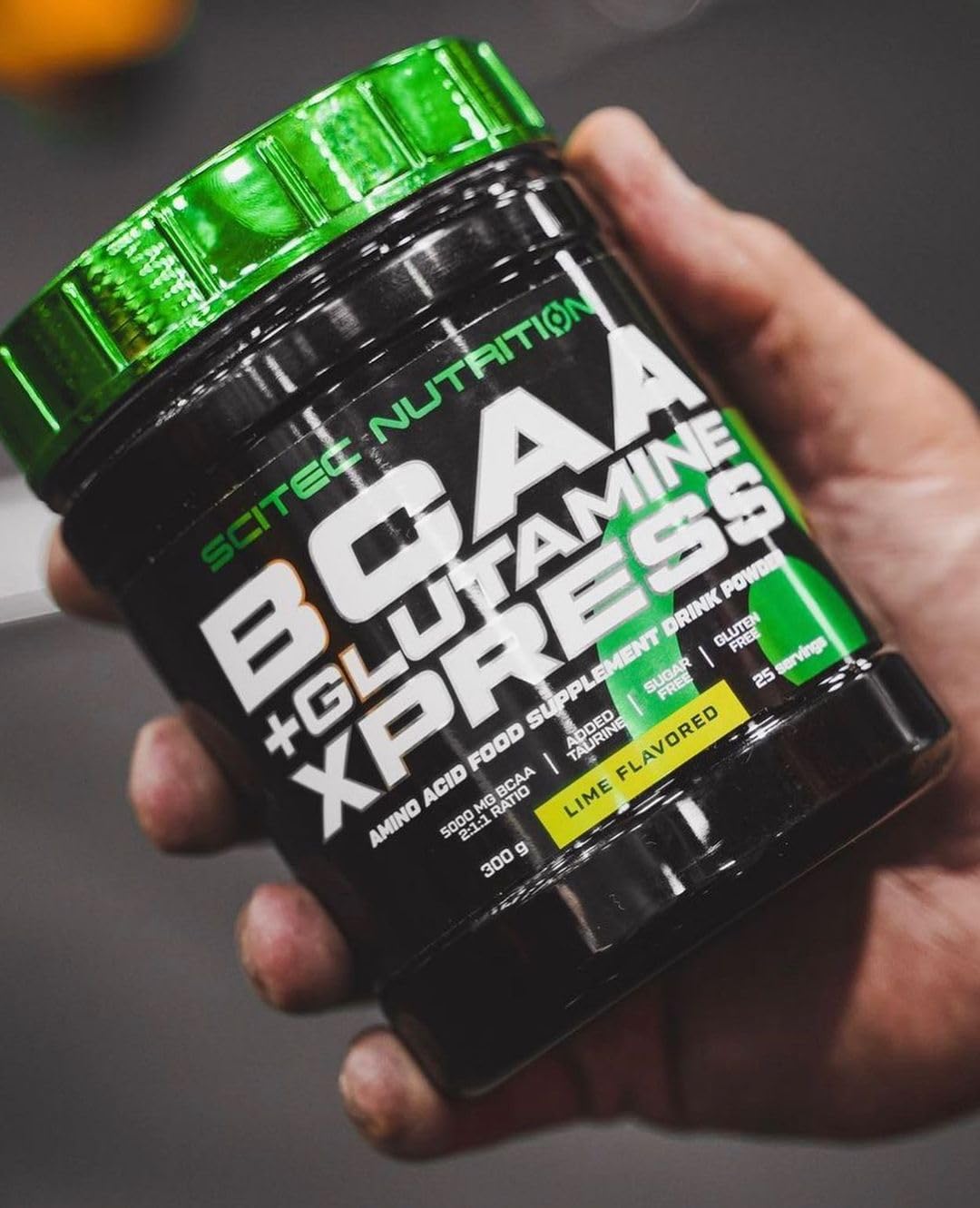Scitec Nutrition BCAA + Glutamine Xpress – Essential Amino Acid Blend – with 5g 2:1:1 BCAAs – 5g Glutamine – Fortified with Taurine, 300 g, Watermelon - Sense42 Beauty and Health
