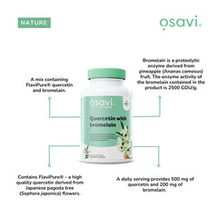 Osavi Quercetin with Bromelain – 60 Vegan Capsules
