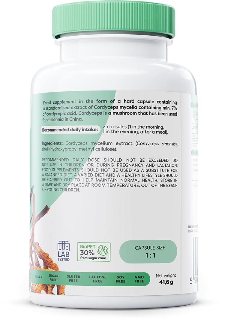 Osavi Cordyceps 1200mg - 60 vegan caps
