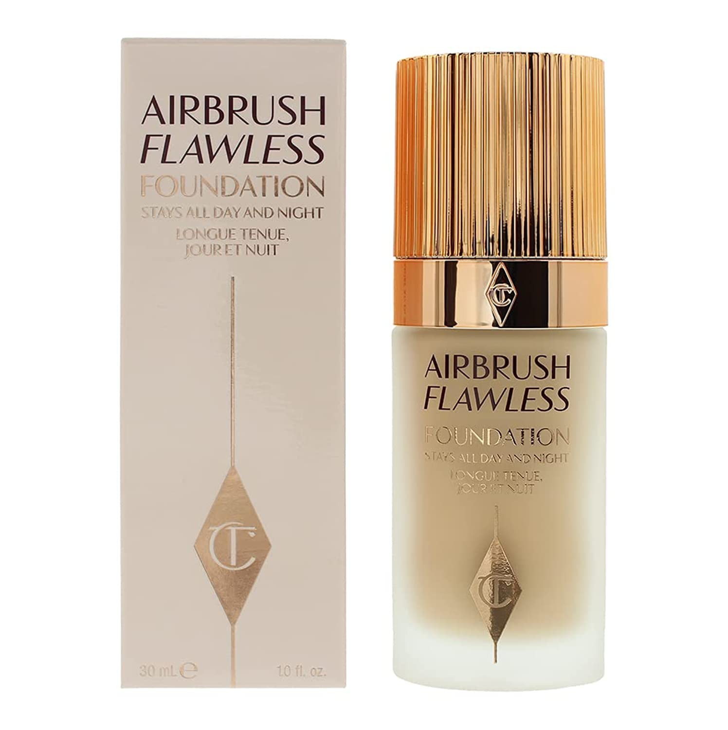 Charlotte Tilbury Airbrush Flawless Stays All Day & Night Foundation 30ml - 5.5 Neutral - Sense42 Beauty and Health