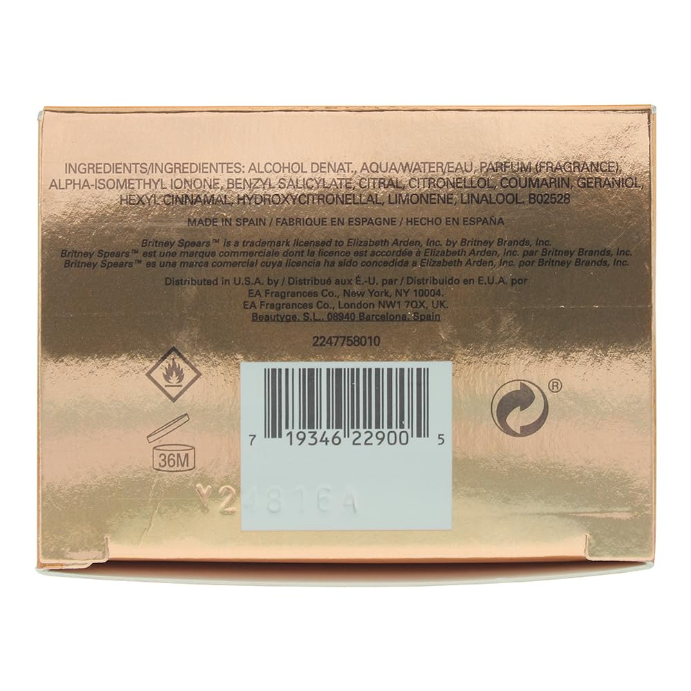 Britney Spears Naked Fantasy Eau de Toilette Spray for Women, Fruity and Gourmet Scent 30ml - Sense42 Beauty and Health