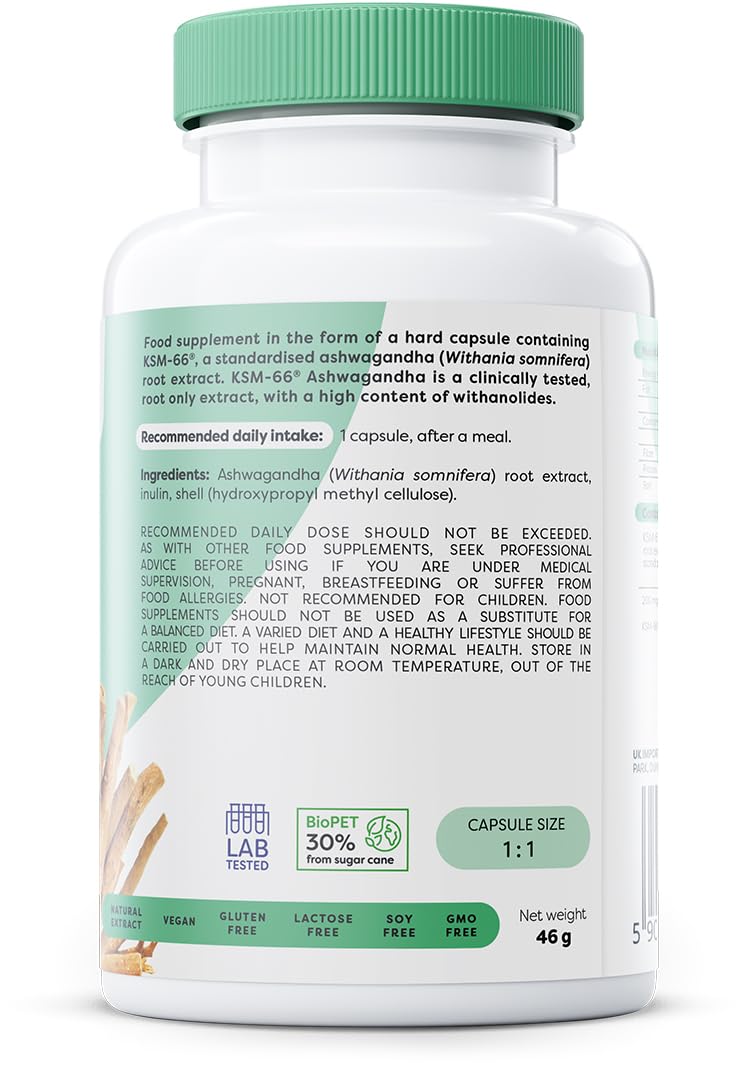 Osavi Ashwagandha KSM-66, 200mg - 120 Vegan caps