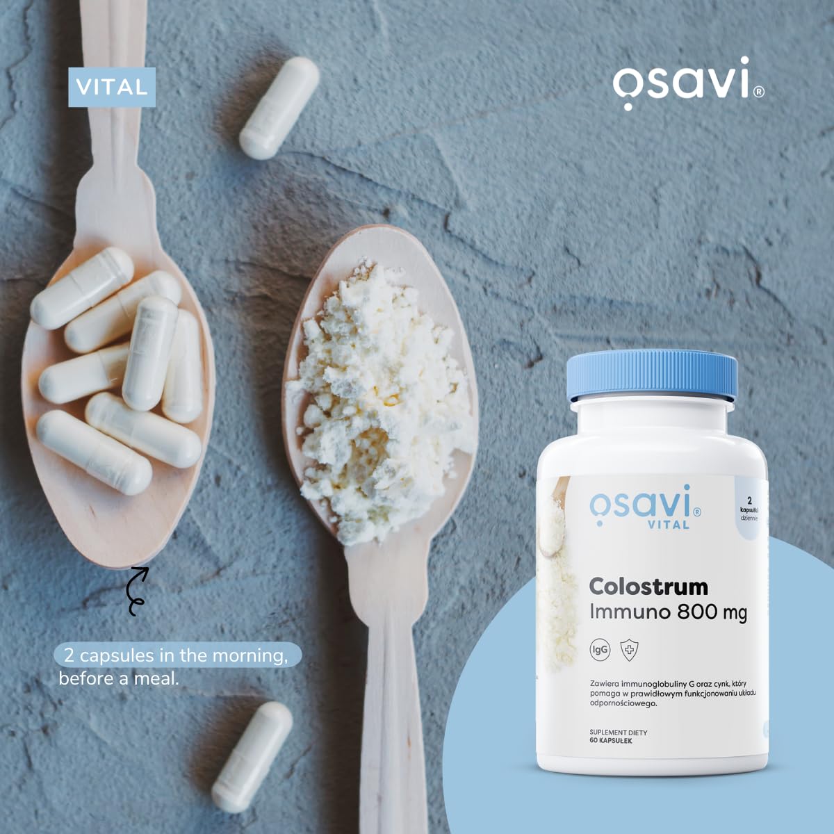 Osavi Colostrum Immuno 800mg - 120 caps