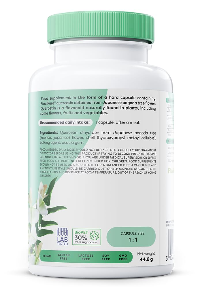 Osavi Natural Quercetin 500 mg – 60 Vegan Capsules