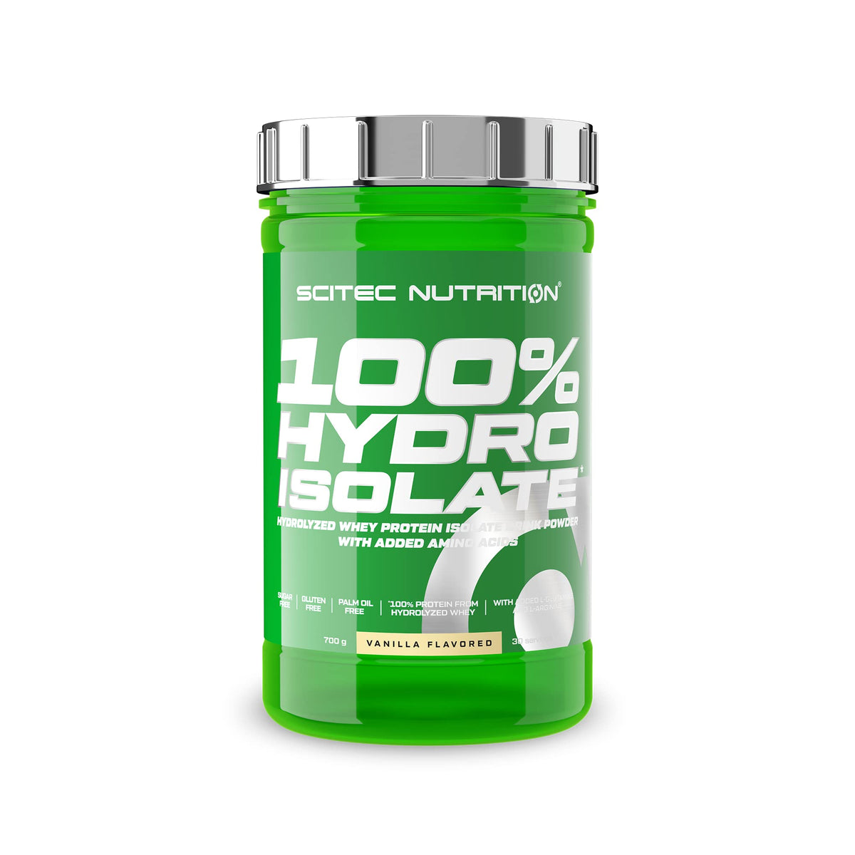 Scitec Nutrition 100% Hydro Isolate – Hydrolyzed Isolate with Glutamine & Arginine – Sugar-Free, Gluten-Free – Post-Workout Recovery, 700 g, Vanilla - Sense42 Beauty and Health