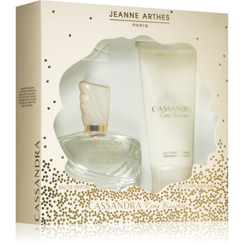 Jeanne Arthes Cassandra Roses Blanches Gift Set 100ml EDP + 100ml Body Lotion